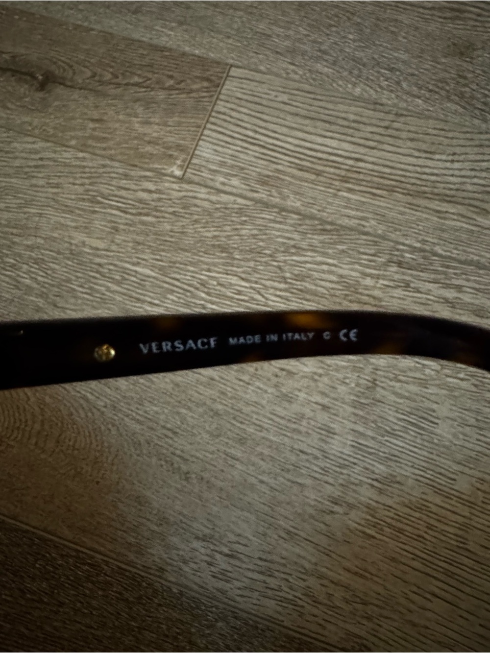 Versace Vintage Brown Shield Sunglasses -  Brown Lenses and Gold Medusa Details - Picture 4 of 8